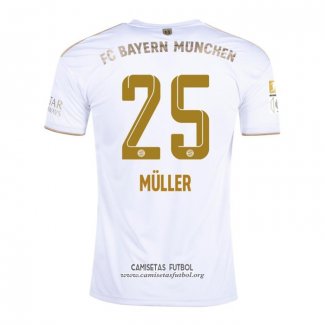 Camiseta Bayern Munich Jugador Muller Segunda 2022/2023