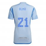 Camiseta Espana Jugador Olmo Segunda 2022