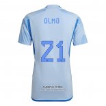 Camiseta Espana Jugador Olmo Segunda 2022