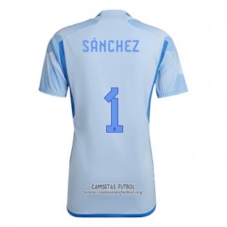 Camiseta Espana Jugador Sanchez Segunda 2022