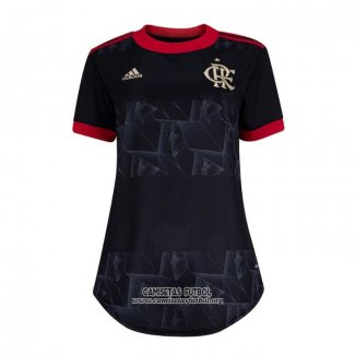 Camiseta Flamengo Tercera Mujer 2021