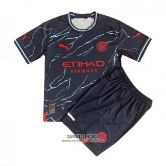 Camiseta Manchester City Tercera Nino 2023/2024