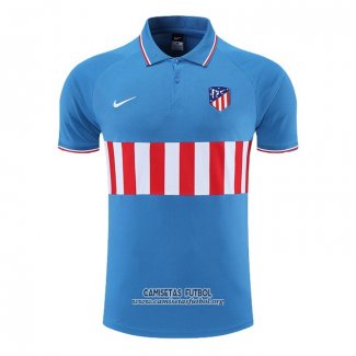 Camiseta Polo del Atletico Madrid 2022/2023 Azul