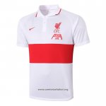 Camiseta Polo del Liverpool 2020/2021 Blanco