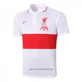 Camiseta Polo del Liverpool 2020/2021 Blanco
