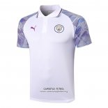 Camiseta Polo del Manchester City 2020/2021 Blanco