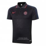Camiseta Polo del Paris Saint-Germain 2020/2021 Negro y Gris