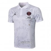 Camiseta Polo del Paris Saint-Germain 2021/2022 Blanco