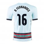 Camiseta Portugal Jugador B.Fernandes Segunda 2020/2021