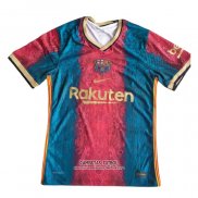 Camiseta de Entrenamiento Barcelona 2021 Rojo y Azul