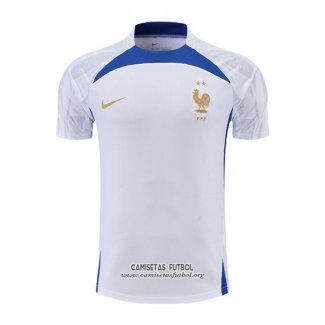 Camiseta de Entrenamiento Francia 2022/2023 Blanco