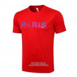 Camiseta de Entrenamiento Paris Saint-Germain Jordan 2021/2022 Rojo