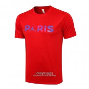 Camiseta de Entrenamiento Paris Saint-Germain Jordan 2021/2022 Rojo