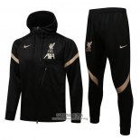 Chandal con Capucha del Liverpool 2021/2022 Negro