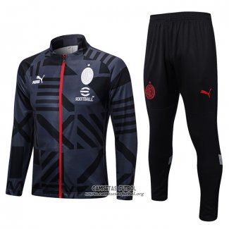 Chandal de Chaqueta del AC Milan 2022/2023 Gris