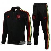 Chandal de Chaqueta del Ajax Nino 2021/2022 Negro