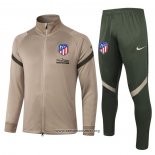 Chandal de Chaqueta del Atletico Madrid 2020/2021 Caqui