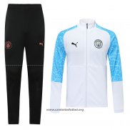 Chandal de Chaqueta del Manchester City 2020/2021 Blanco