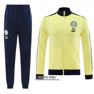 Chandal de Chaqueta del Manchester City 2023/2024 Amarillo