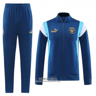 Chandal de Chaqueta del Manchester City 2023/2024 Azul