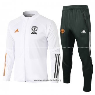 Chandal de Chaqueta del Manchester United 2020/2021 Blanco