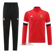 Chandal de Chaqueta del Manchester United 2021/2022 Rojo