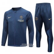 Chandal de Chaqueta del Paris Saint-Germain 2023/2024 Azul