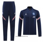 Chandal de Chaqueta del Paris Saint-Germain Jordan 2020/2021 Azul