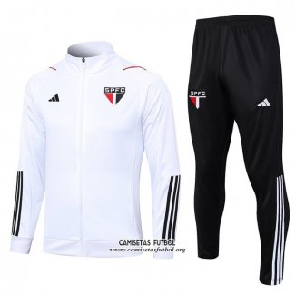 Chandal de Chaqueta del Sao Paulo 2023/2024 Blanco