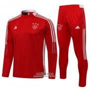 Chandal de Sudadera del Ajax 2021/2022 Rojo