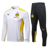 Chandal de Sudadera del Borussia Dortmund 2021/2022 Blanco