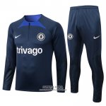 Chandal de Sudadera del Chelsea 2022/2023 Azul