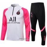 Chandal de Sudadera del Paris Saint-Germain 2021/2022 Blanco