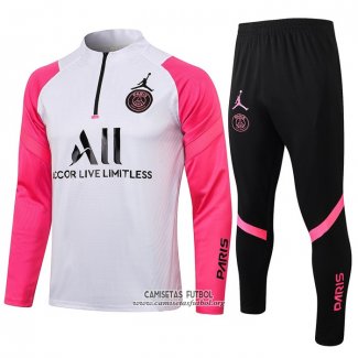 Chandal de Sudadera del Paris Saint-Germain 2021/2022 Blanco