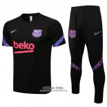 Chandal del Barcelona Manga Corta 2021/2022 Negro