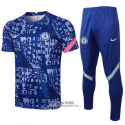 Chandal del Chelsea Manga Corta 2021/2022 Azul