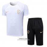 Chandal del Corinthians Manga Corta 2023/2024 Blanco - Pantalon Corto