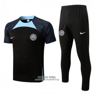 Chandal del Inter Milan Manga Corta 2022/2023 Negro