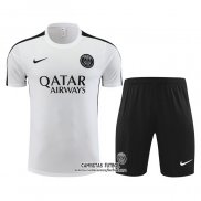 Chandal del Paris Saint-Germain Manga Corta 2023/2024 Blanco - Pantalon Corto