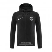 Chaqueta con Capucha del Barcelona 2022/2023 Negro