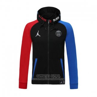 Chaqueta con Capucha del Paris Saint-Germain 2020/2021 Azul y Rojo