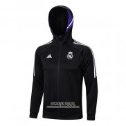 Chaqueta con Capucha del Real Madrid 2022/2023 Negro