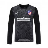 Camiseta Atletico Madrid Portero Manga Larga 2020/2021 Negro