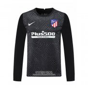 Camiseta Atletico Madrid Portero Manga Larga 2020/2021 Negro