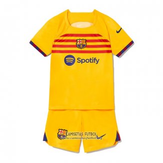 Camiseta Barcelona Cuarto Nino 2022/2023