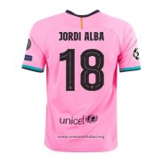 Camiseta Barcelona Jugador Jordi Alba Tercera 2020/2021