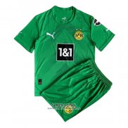 Camiseta Borussia Dortmund Portero Nino 2022/2023 Verde