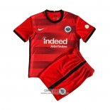 Camiseta Eintracht Frankfurt Segunda Nino 2021/2022