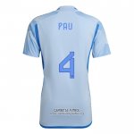 Camiseta Espana Jugador Pau Segunda 2022