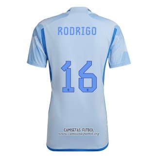Camiseta Espana Jugador Rodrigo Segunda 2022